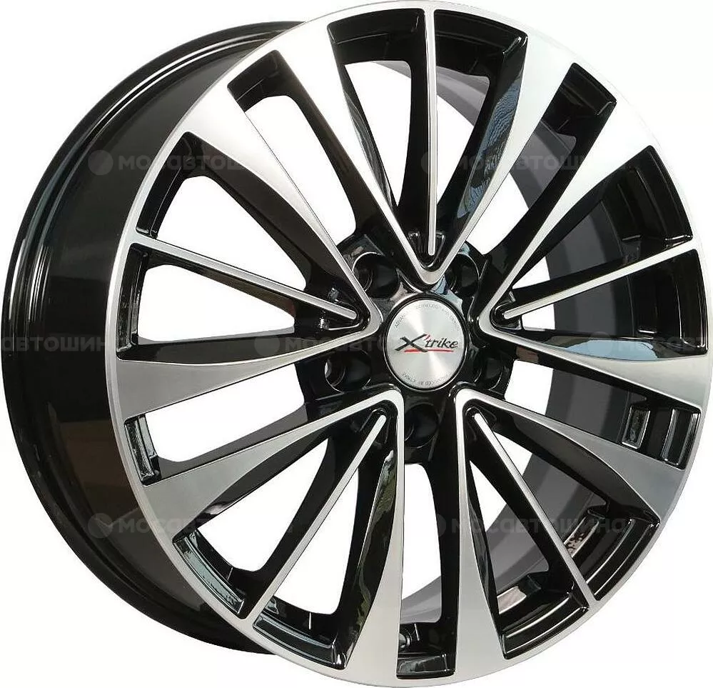 Диск X'trike X-126 17х7 5x110 et 35 dia 65,1 BK/FP