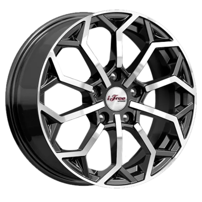 iFree 6,5x16/5x110 ET37 D65,1 Спейс-Нидл (КС1000) Блэк Джек