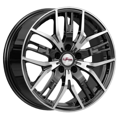 iFree 7x17/5x105 ET42 D56,6 Аскет (КС1072) Блэк Джек