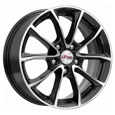 iFree 6,5x16/5x112 ET43 D57,1 Джет (КС914) Блэк Джек
