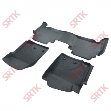 Коврики резиновые 3D LUX для Toyota LC200 (2012-2021) (3 шт.)