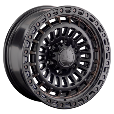 LS 9x18/5x150 ET30 D110,1 1348 BKS+BR (конус, Колпак+лого)
