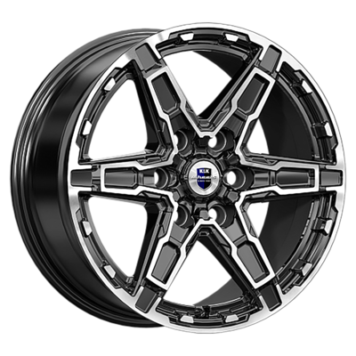 K&K 8x18/6x114,3 ET25 D66,1 Дистрикт (КС1159) Алмаз черный
