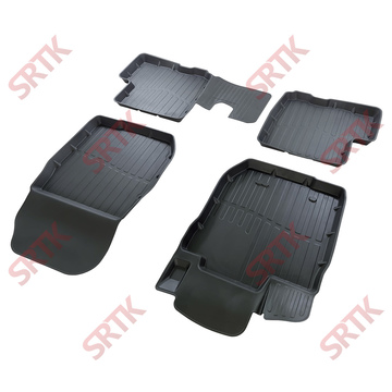 Коврики резиновые 3D STANDART для Lada Largus (2021-н.в.)