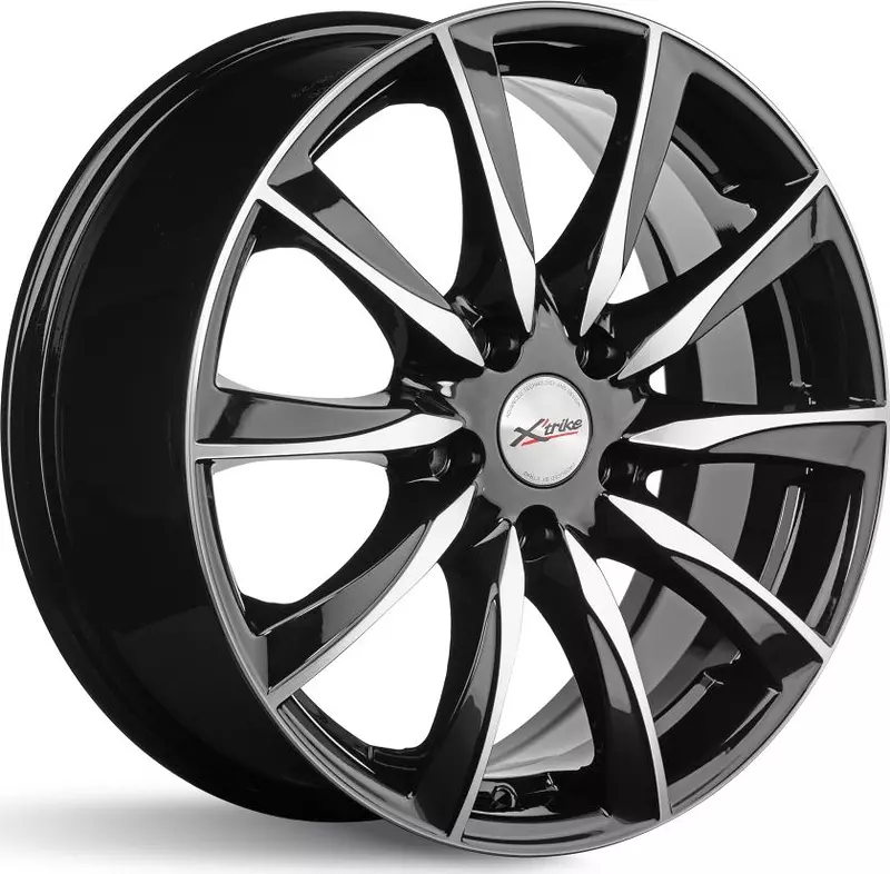 Диск X'trike X-120М 17х7 5х108 et 45 dia 63,35 BK/FP