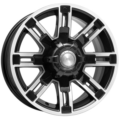 K&K 7,5x16/6x139,7 ET30 D67,1 Полюс (КС609M) Алмаз черный
