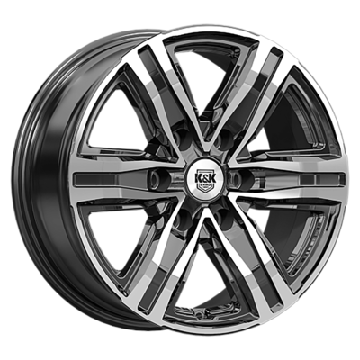K&K 7,5x17/6x139,7 ET30 D106,1 R8 (КС1174) Алмаз черный