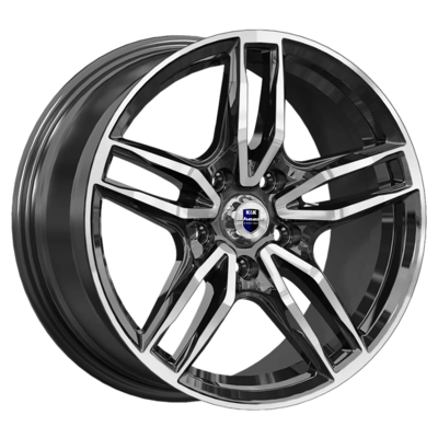 K&K 8x17/5x120 ET34 D72,6 Бартон (КС1110) Алмаз черный
