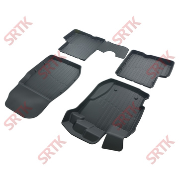 Коврики резиновые 3D LUX для Nissan Terrano 2WD/4WD (2017-н.в.)