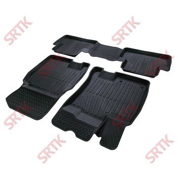 Коврики резиновые 3D PREMIUM для Nissan Qashqai (2006-2013)