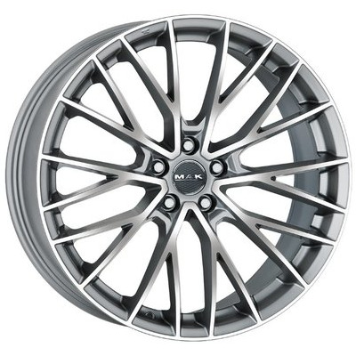 MAK 9x21/5x112 ET25 D66,45 Speciale Graphite Mirror Face