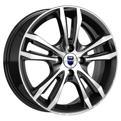K&K 6x16/4x108 ET47,5 D63,35 Samara (КС866) Алмаз черный SK