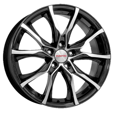 K&K 7,5x17/5x120 ET43 D72,6 Твист (КС697М) Алмаз черный