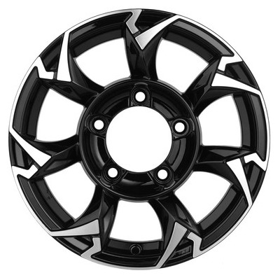 Khomen Wheels 5,5x15/5x139,7 ET5 D98,5 KHW1505 (Lada NIVA 4x4) Black-FP