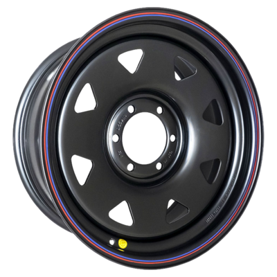 Off-Road Wheels 8x17/6x139,7 ET30 D110 Тойота Ниссан (треуг. мелкий) Черный