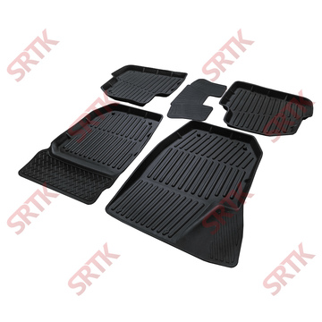 Коврики резиновые 3D PREMIUM для Skoda Fabia (2010-2014)