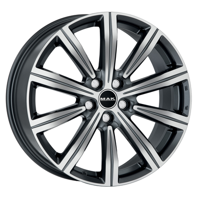 MAK 8x19/5x112 ET28 D66,45 Birmingham Gunmetal Mirror Face