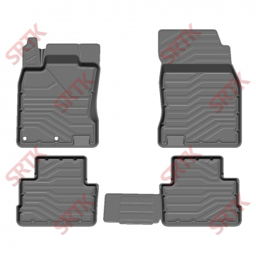 Коврики резиновые 3D PREMIUM для Nissan Qashqai II (2013-2021)