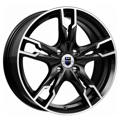 K&K 7x17/5x105 ET40 D56,6 Солар (КС875) Алмаз черный SK