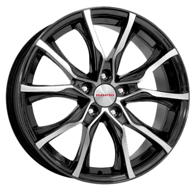 K&K 7,5x17/5x120 ET45 D64,1 Твист-оригинал (КС697М) Алмаз черный