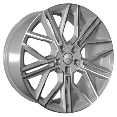 Khomen Wheels 9,5x21/5x120 ET45,5 D62,5 KHW2101 (Li 7/9) F-Silver-FP