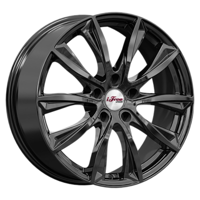 iFree 7,5x18/5x105 ET38 D56,6 Каzантип (КС684М) BK