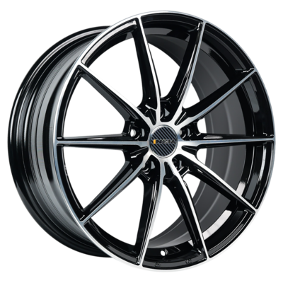 INCH 8x18/5x120 ET30 D72,6 FA8533 Gloss Black Machined Face (ZJH) FlowForming