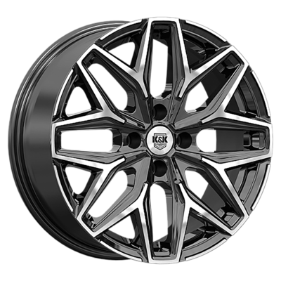 K&K 7x17/4x108 ET32 D65,1 Ариус (КС1187) Алмаз черный