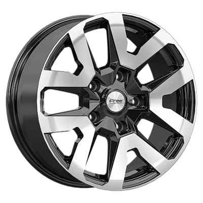 iFree Original 7x17/5x139,7 ET40 D98 Трикстер (Niva) (КС1170) Алмаз черный