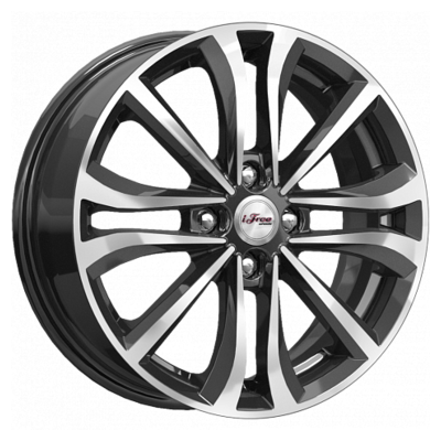 iFree 6x16/4x100 ET50 D60,1 Панган (КС938) Блэк Джек