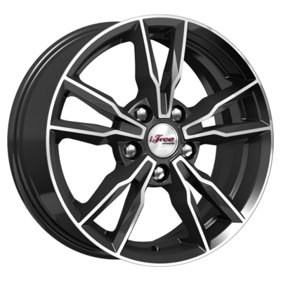 iFree 6,5x16/5x110 ET35 D65,1 Икигай (КС865) Блэк Джек