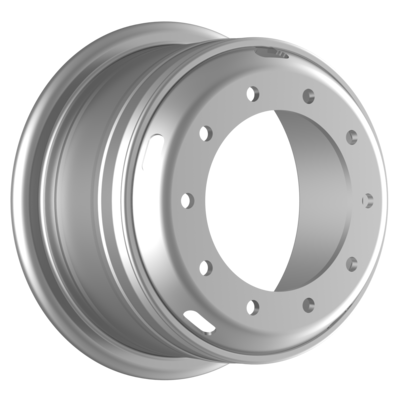 Kronprinz 8,5x20/10x335 ET163 D281 M22 Black (6520-3101012-10) (12 мм) КАМАЗ-6520 (под камеру) 3 750 кг 6520-3101012-10