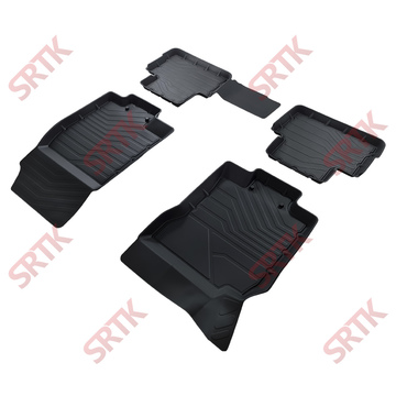 Коврики резиновые 3D PREMIUM для Nissan Qashqai II RUS (2014-2021)