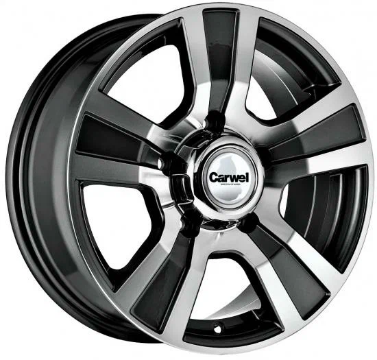 Диск Carwel Дельта 16х6,5 5x139,7 et 40 dia 98 BK