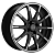 Khomen Wheels 6,5x17/4x98 ET38 D58,6 KHW1707 (Lada Granta) Black-FP matt