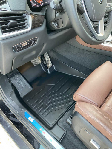 Коврики резиновые 3D LUX для BMW X5 G05 (2018-н.в.) Передние