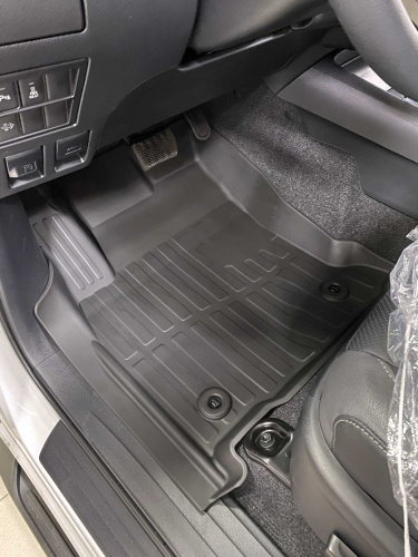 Коврики резиновые 3D LUX для Toyota Hilux (2015-н.в.)