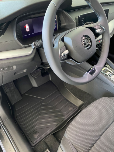 Коврики резиновые 3D LUX для Skoda Octavia-A7 / A8 (2013-н.в.)