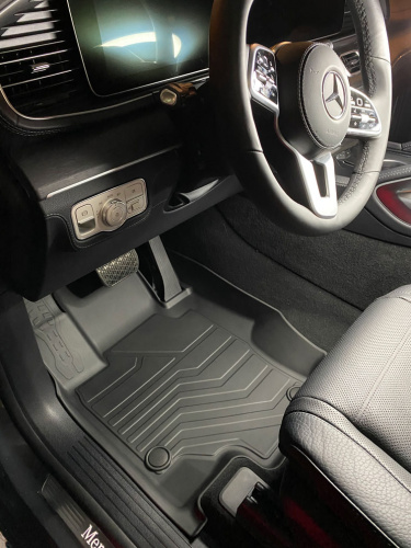 Коврики резиновые 3D LUX для Mercedes-Benz GLE Coupe (2019-н.в.) Передние