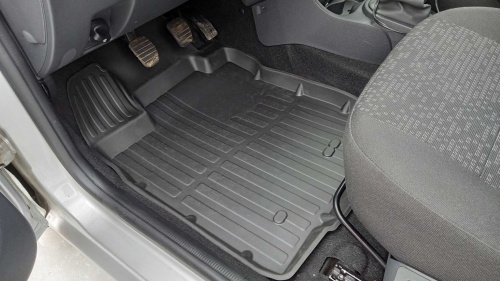 Коврики резиновые 3D STANDART для Lada Largus (Фургон) (2012-н.в.) Передние