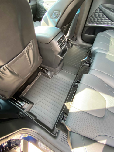 Коврики резиновые 3D LUX для Hyundai Santa Fe IV (2018-2021)
