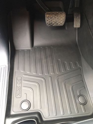 Коврики резиновые 3D LUX для Mercedes-Benz GL (2012-2015) (3 шт.)