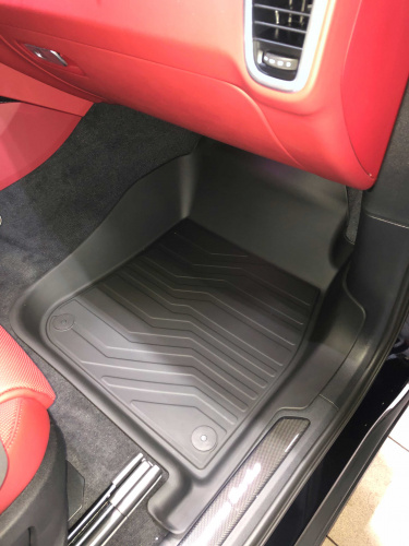 Коврики резиновые 3D LUX для Porsche Cayenne (2017-н.в.)