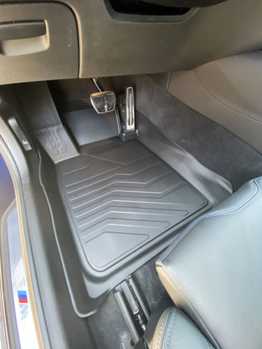 Коврики резиновые 3D LUX для BMW 5 (G30/G31) (2016-н.в.) Передние