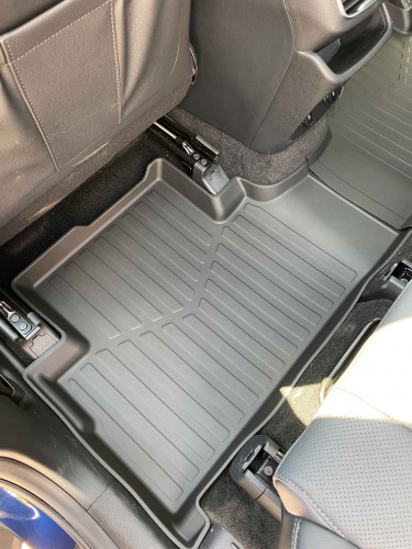 Коврики резиновые 3D LUX для Hyundai Santa Fe IV (2018-2021)