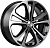 Диск X'trike X-113 17х7 5х114,3 et 45 dia 60,1 BK/FP