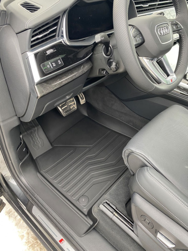 Коврики резиновые 3D LUX для Audi Q7 (2015-н.в.) Передние