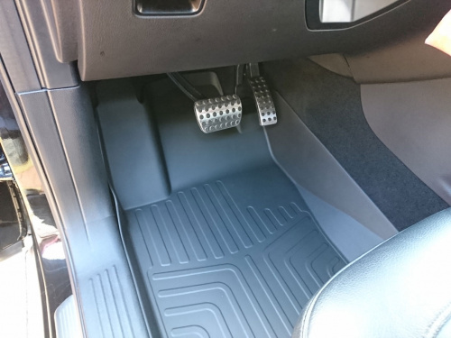 Коврики резиновые 3D LUX для Mercedes-Benz GLE (2015-2018) (3 шт.)