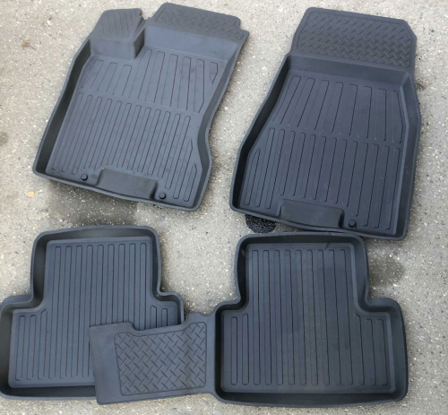 Коврики резиновые 3D PREMIUM для Nissan X-Trail II (2007-2015)