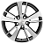 Khomen Wheels 7x17/5x114,3 ET38 D67,1 KHW1704 (Outlander) Black-FP